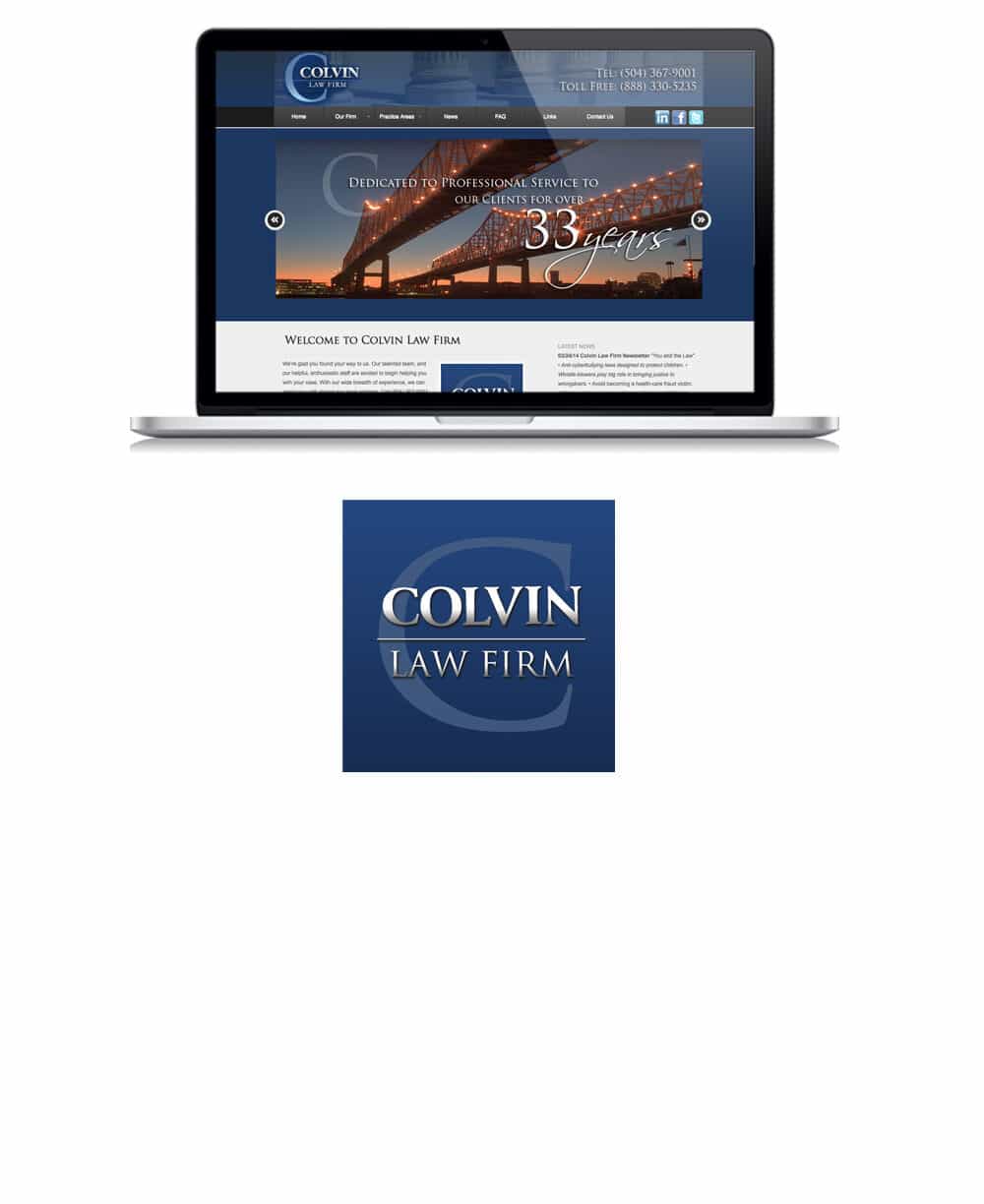 Colvin Law Firm - project image from the DP1 DESIGN portfolio